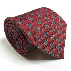 Robert Tolbott *Best of Class* 100% silk red tie